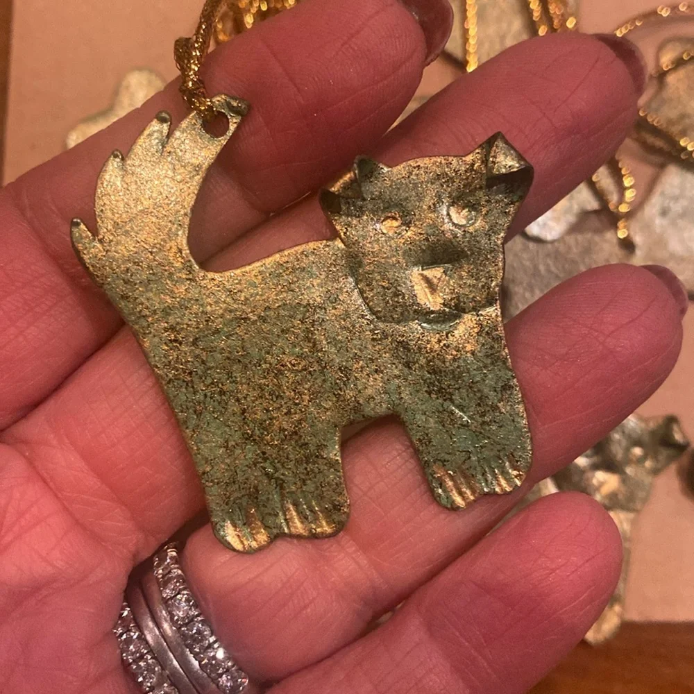 NIP Rana Trading Co. Dog Bone Metal Pup Puppy Pet Doggy 9’ Garland NEW!